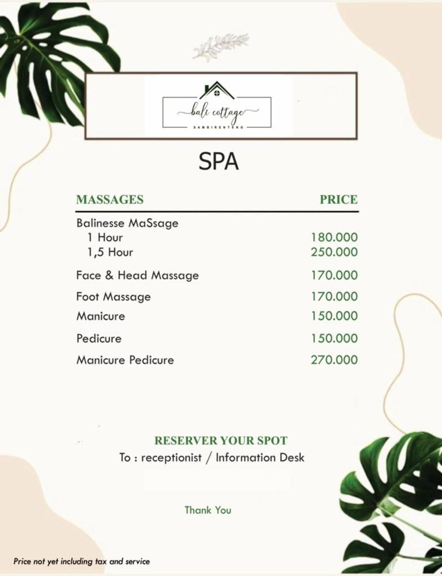 Bali Cottage Sambirenteng Pabean Buleleng Екстериор снимка